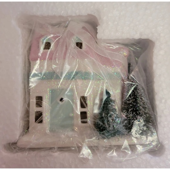 Lenox Light Up Cape Cod House Ornament Christmas Holiday Warm White 3" - Picture 8 of 8